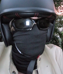 Merino thermal neck warmer gaiter black motorcycle neck tube sock motorcycle apparel outdoor wear