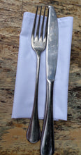 Load image into Gallery viewer, Golden Penda table napkins serviettes cotton tableware linen napery white 