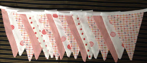 we make bunting for childrens bedroom, parties, anniversaries, custom made, party decorations, flags, happy anniversary