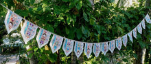 Load image into Gallery viewer, we make bunting for childrens bedroom, parties, anniversaries, custom made, party decorations, flags, happy anniversary