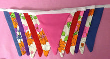 Load image into Gallery viewer, we make bunting for childrens bedroom, parties, anniversaries, custom made, party decorations, flags, happy anniversary