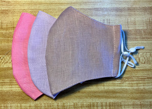 Deluxe Linen Fashion Masks